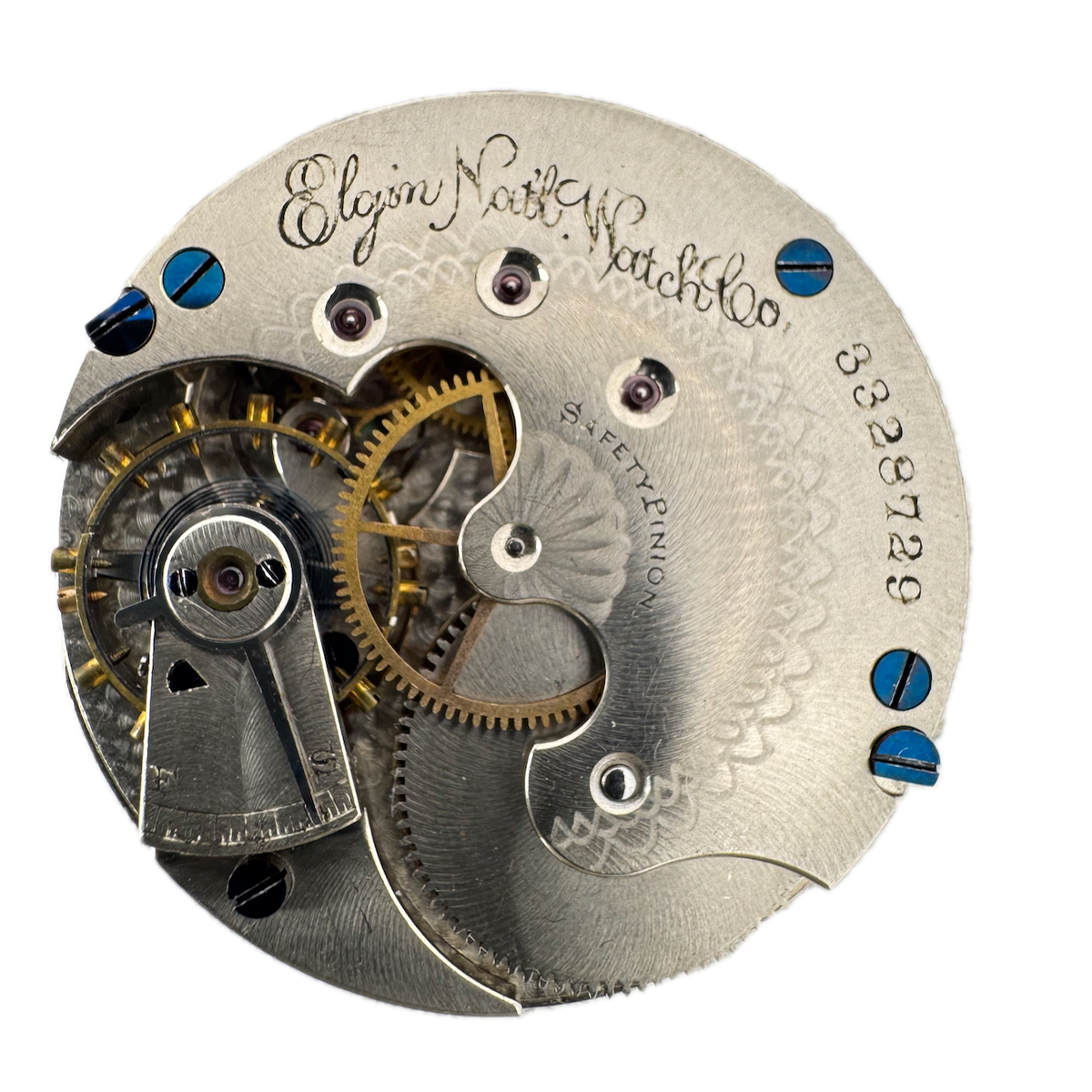 Antique 6s 1889 Elgin 11 Jewel Mechanical Hunter Pocket Watch Movement 101 USA