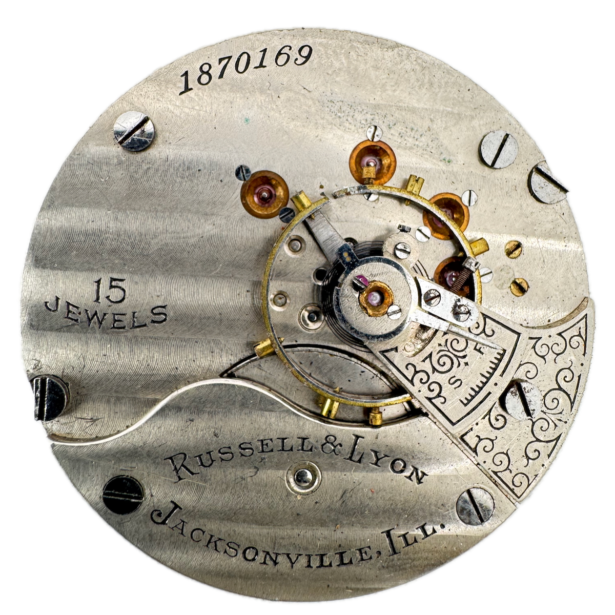 Antique 18s 1906 Illinois 5 15j Mechanical Hunter Pocket Watch Movement 59 USA