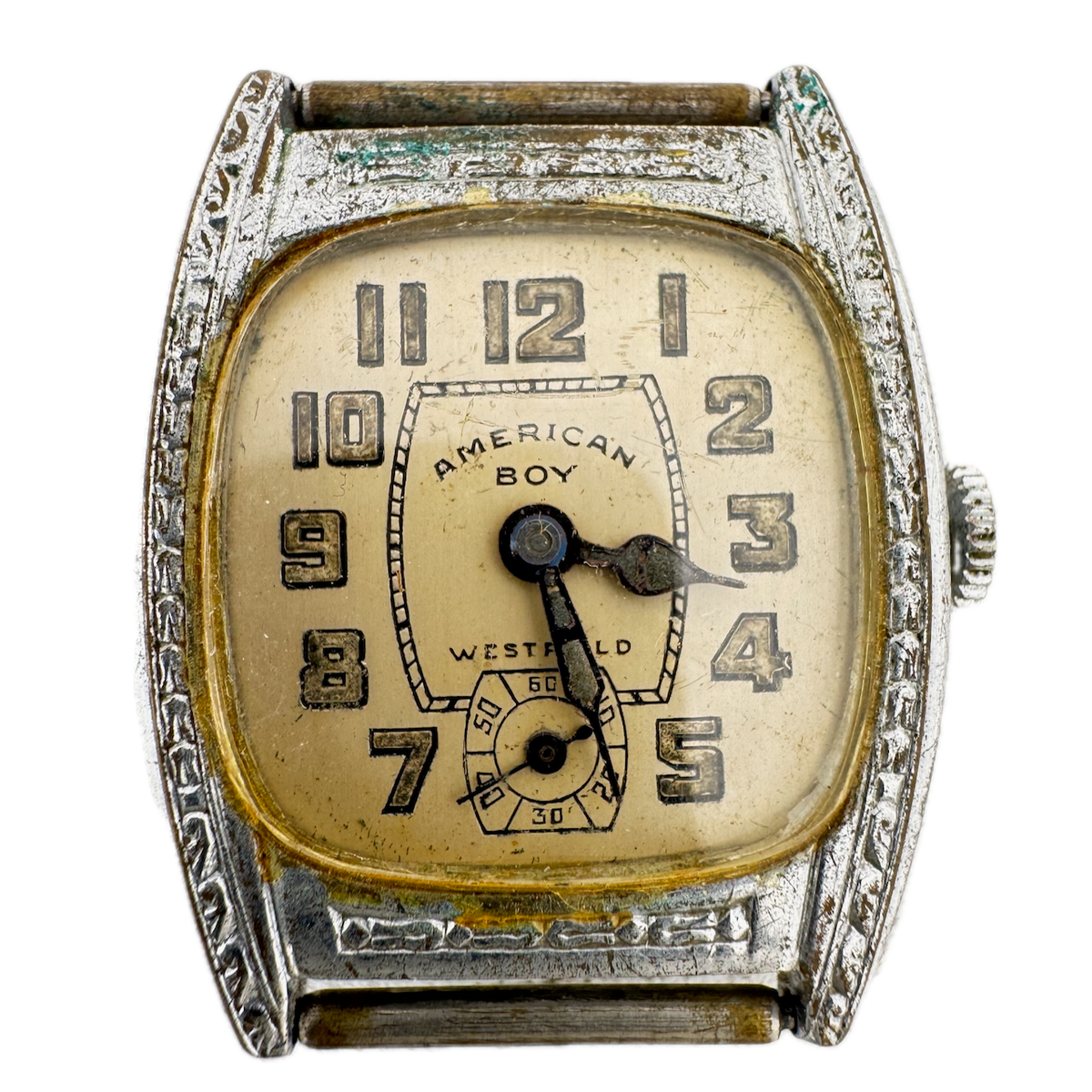 Vintage 26mm Westfield 10B American Boy Men's Mechanical Wristwatch 284 Swiss