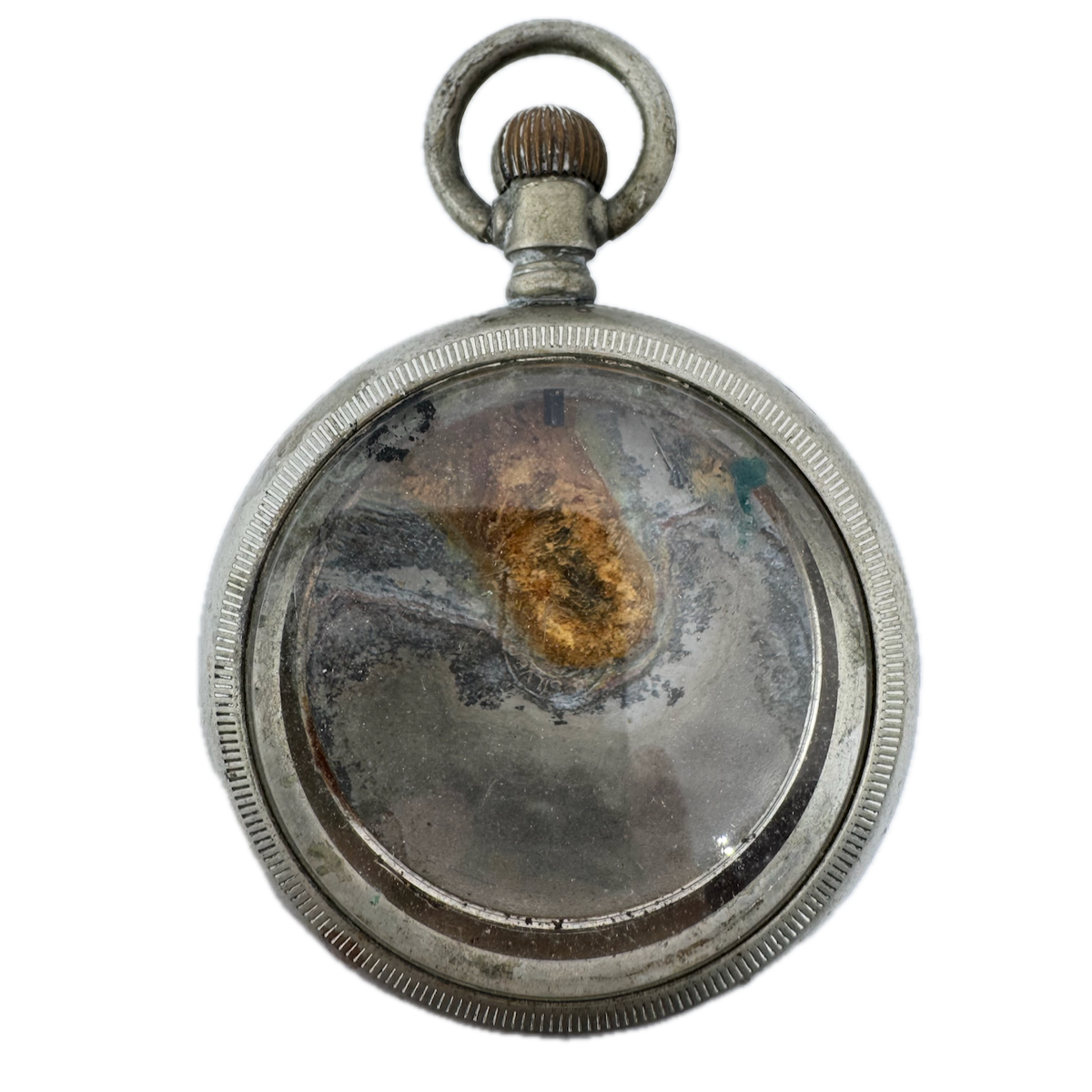 Antique 18 Size Illinois Open Face Pocket Watch Case Oresilver Coin Edge USA