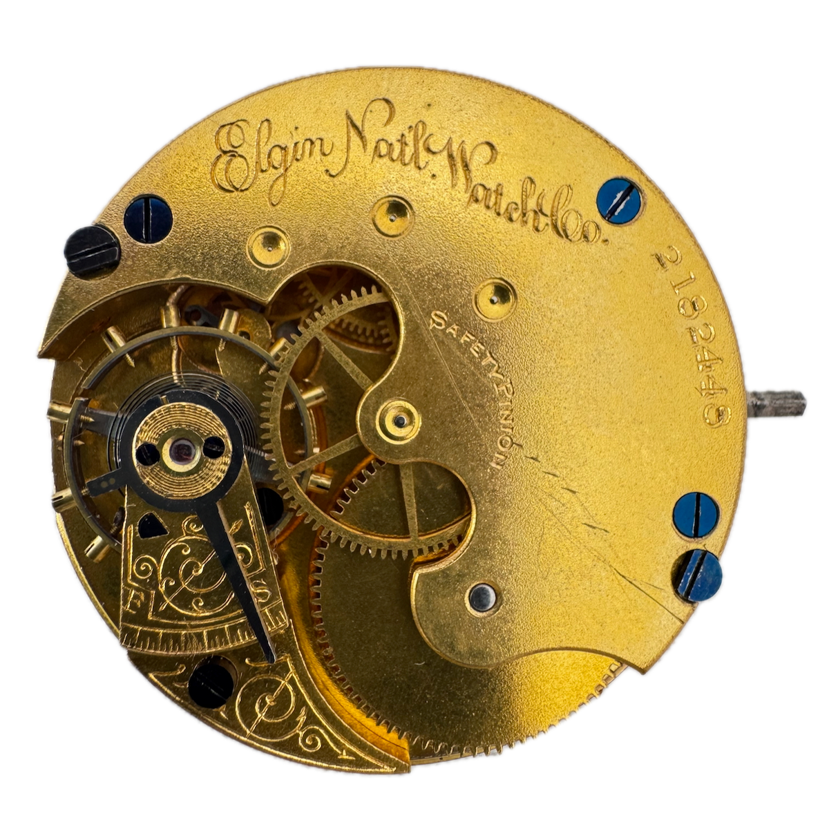 Antique 6s 1887 Elgin 7 Jewel Mechanical Hunter Pocket Watch Movement 95 USA