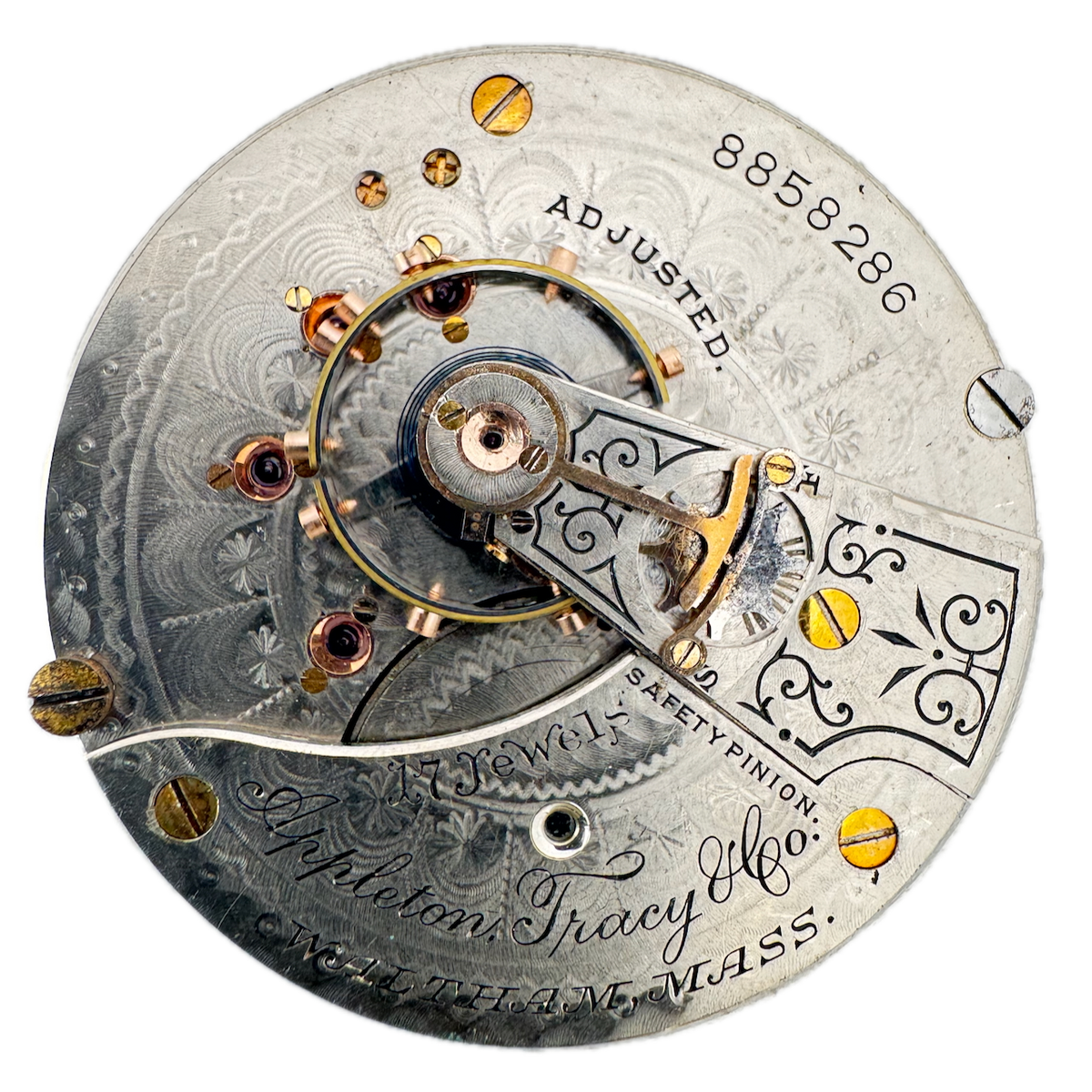 Antique 18s Appleton Tracy & Co. English Market Hunter Pocket Watch Movement
