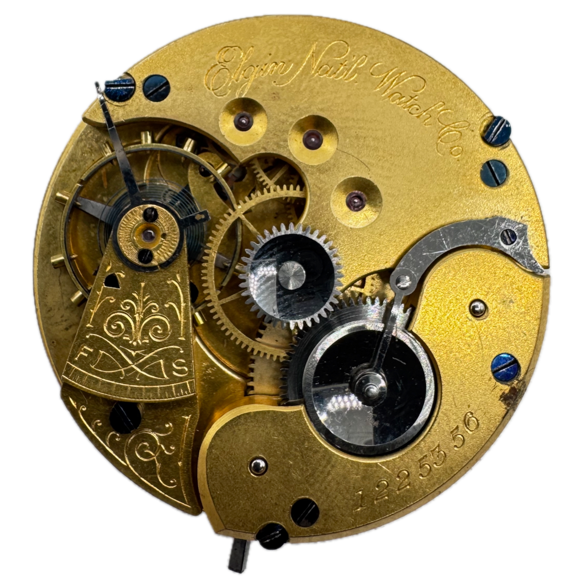 Antique 16s 1883 Elgin 11 Jewel Mechanical Pocket Watch Movement 93 USA