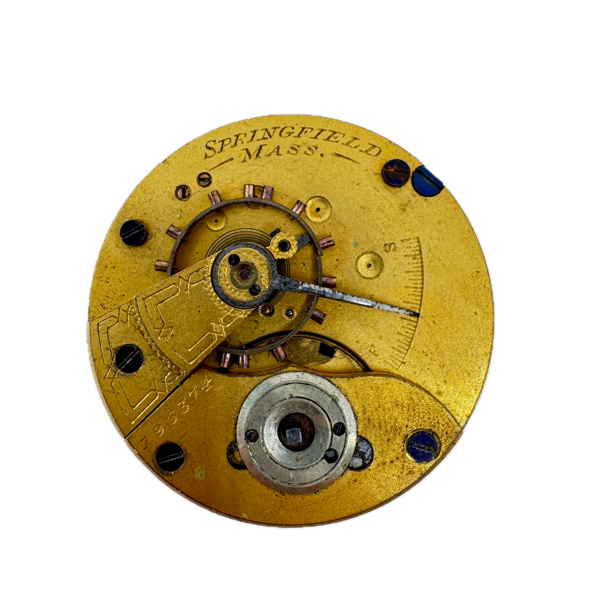 Antique 18s 1881 Hampden 11 Jewel Key Wind Hunter Pocket Watch Movement 30 USA