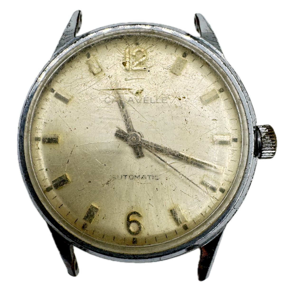 Vintage 1969 Caravelle 2529 Sunburst Men's Automatic Wristwatch 11 OKAC Swiss