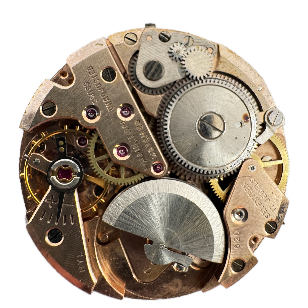 Vintage 28.5mm Hamilton Masterpiece Micro Rotor Men's Wristwatch Movement 620
