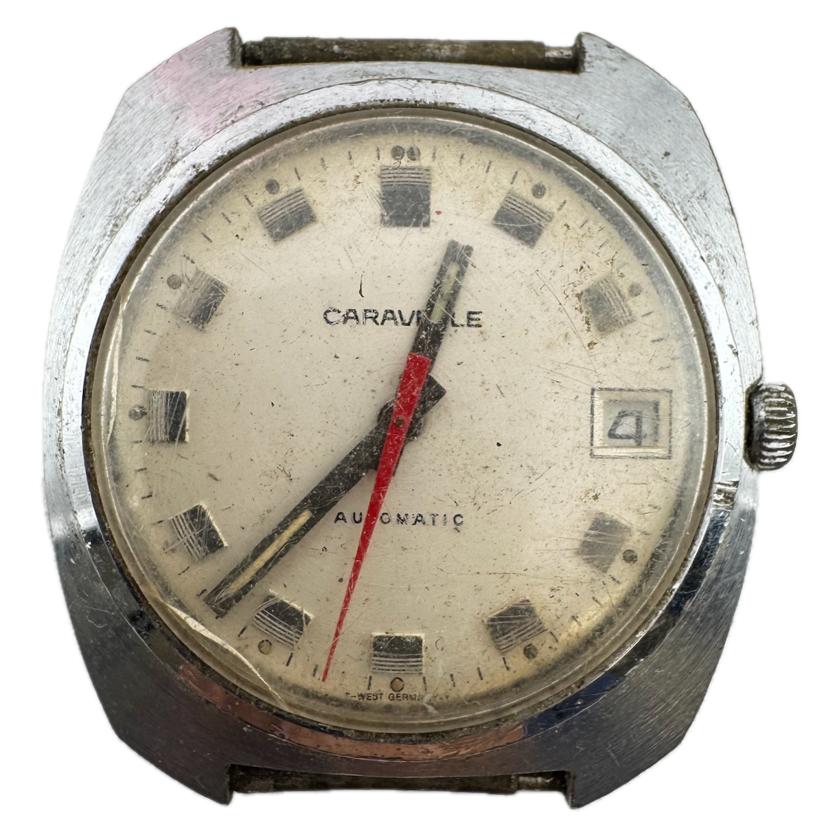 Vintage 1974 Caravelle 3238 6-4 Square Date Men's Automatic Wristwatch 11 OWACD