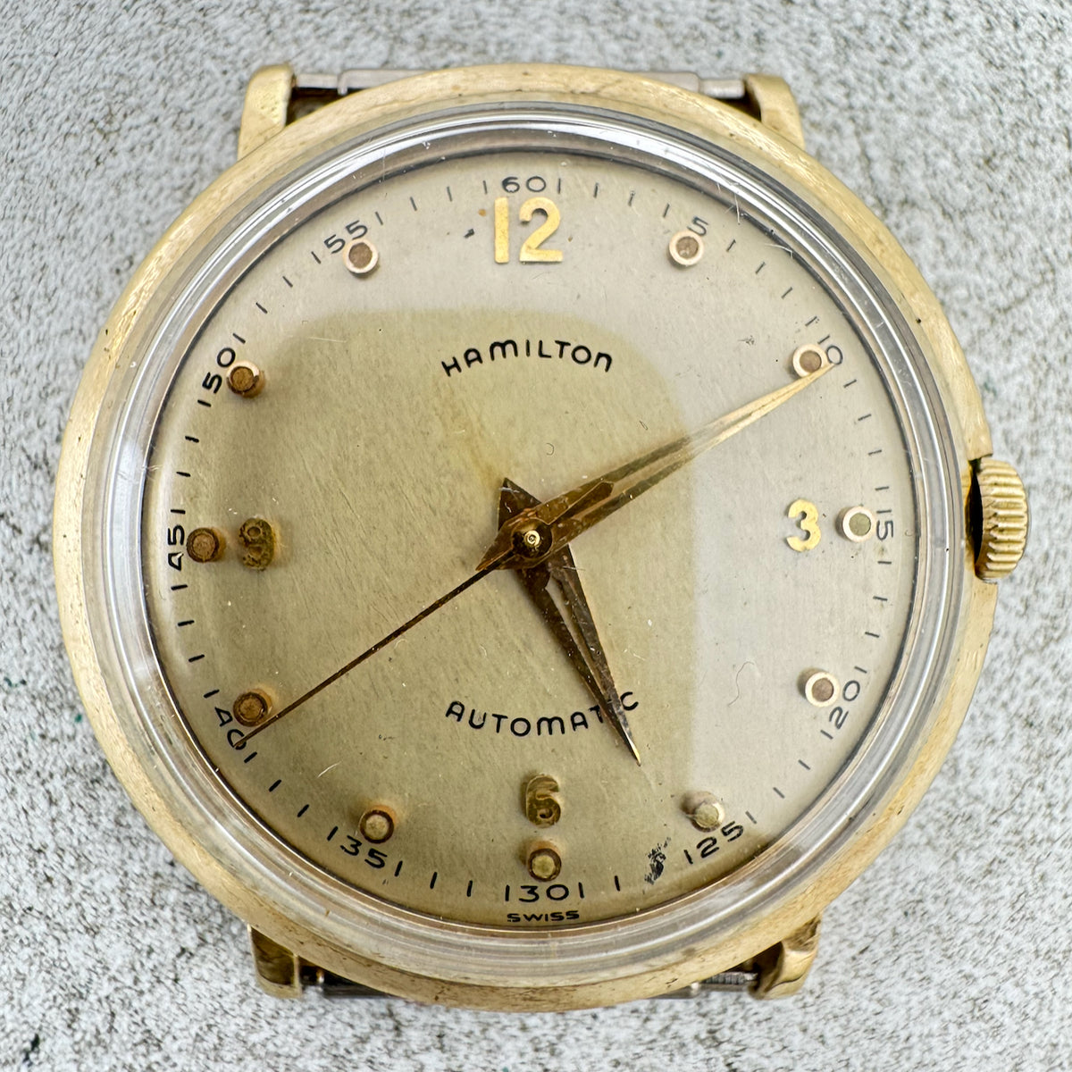 Vintage 34mm Hamilton K 456 17 Jewel Men's Automatic Wristwatch 661 10k GF Runs