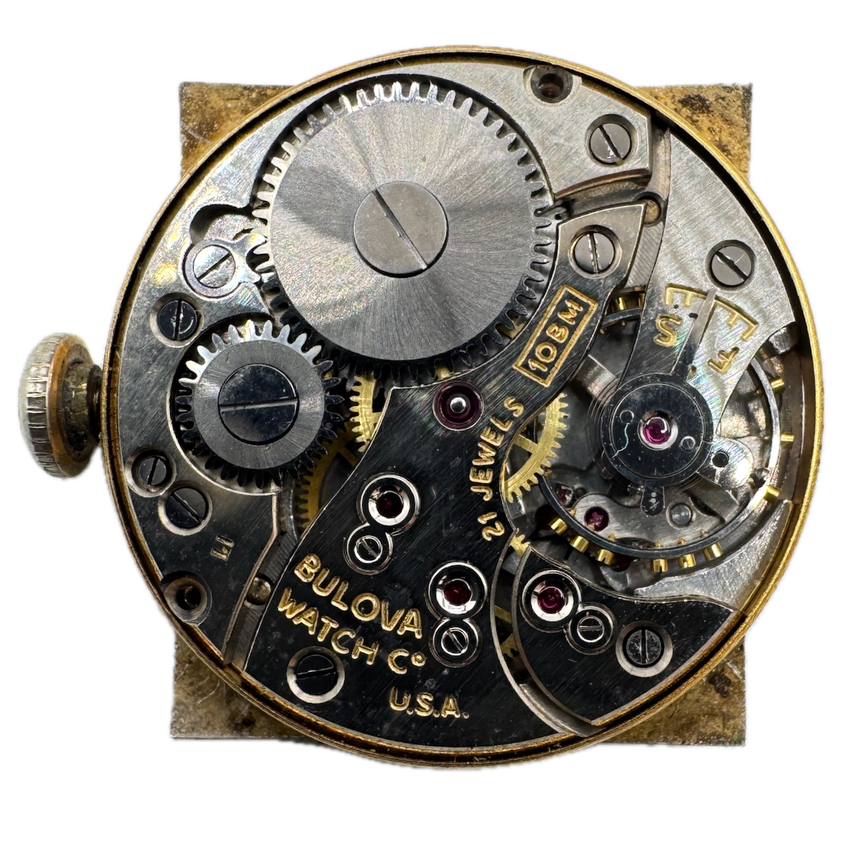 Vintage 23.5mm Bulova 1951 Academy Mechanical Men's Wristwatch Movement 10 BM