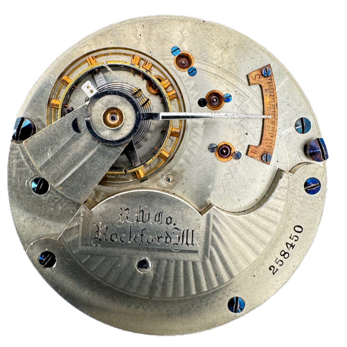 Antique 18s 1887 Rockford 11j Mechanical Hunter Pocket Watch Movement 69 USA