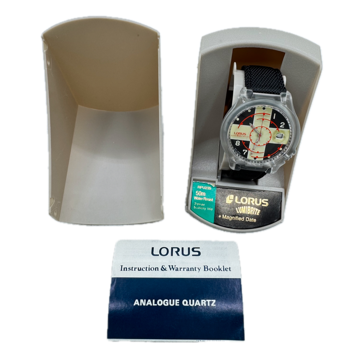 Lorus V532-7F00 Lumibrite Men's Quartz Wristwatch V532 Japan PVD CoatedWith Box