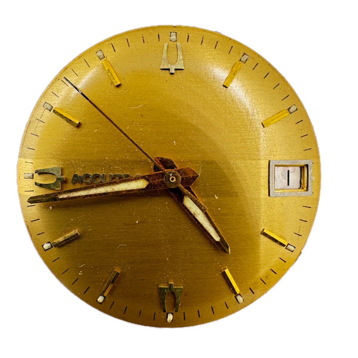 Vintage Accutron 15 Jewel Tuning Fork Men's Wristwatch Movement 218D USA