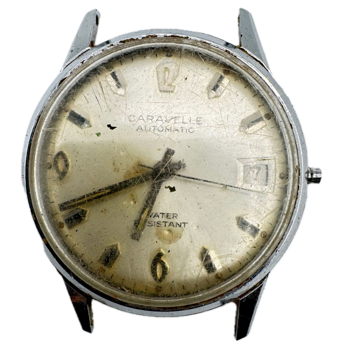 Vintage 1971 Caravelle Sunburst Date Men's Automatic Wristwatch 11 ULACD Swiss