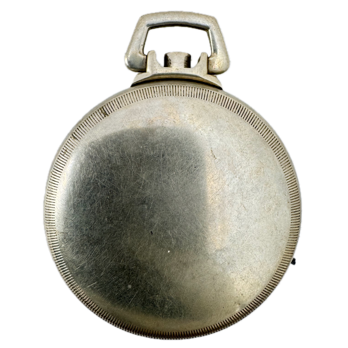 Antique 18s Keystone Coin Edge Open Face Pocket Watch Case 18s Silveroid USA