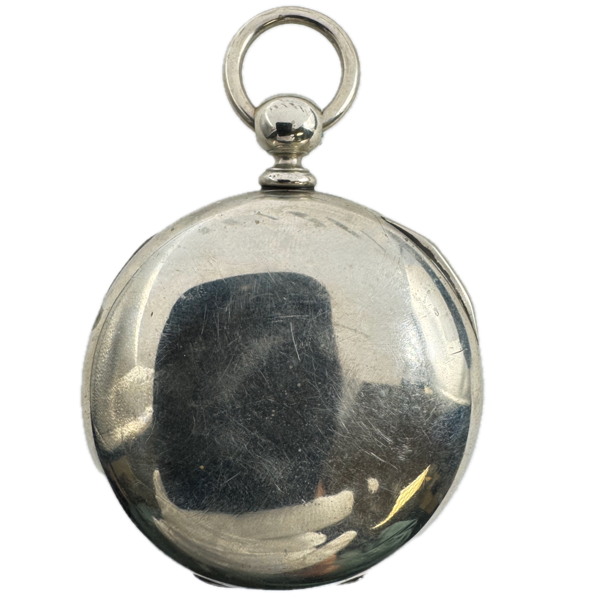 Antique 18 Size Dueber Open Face Pocket Watch Case for Key Wind Silverine USA
