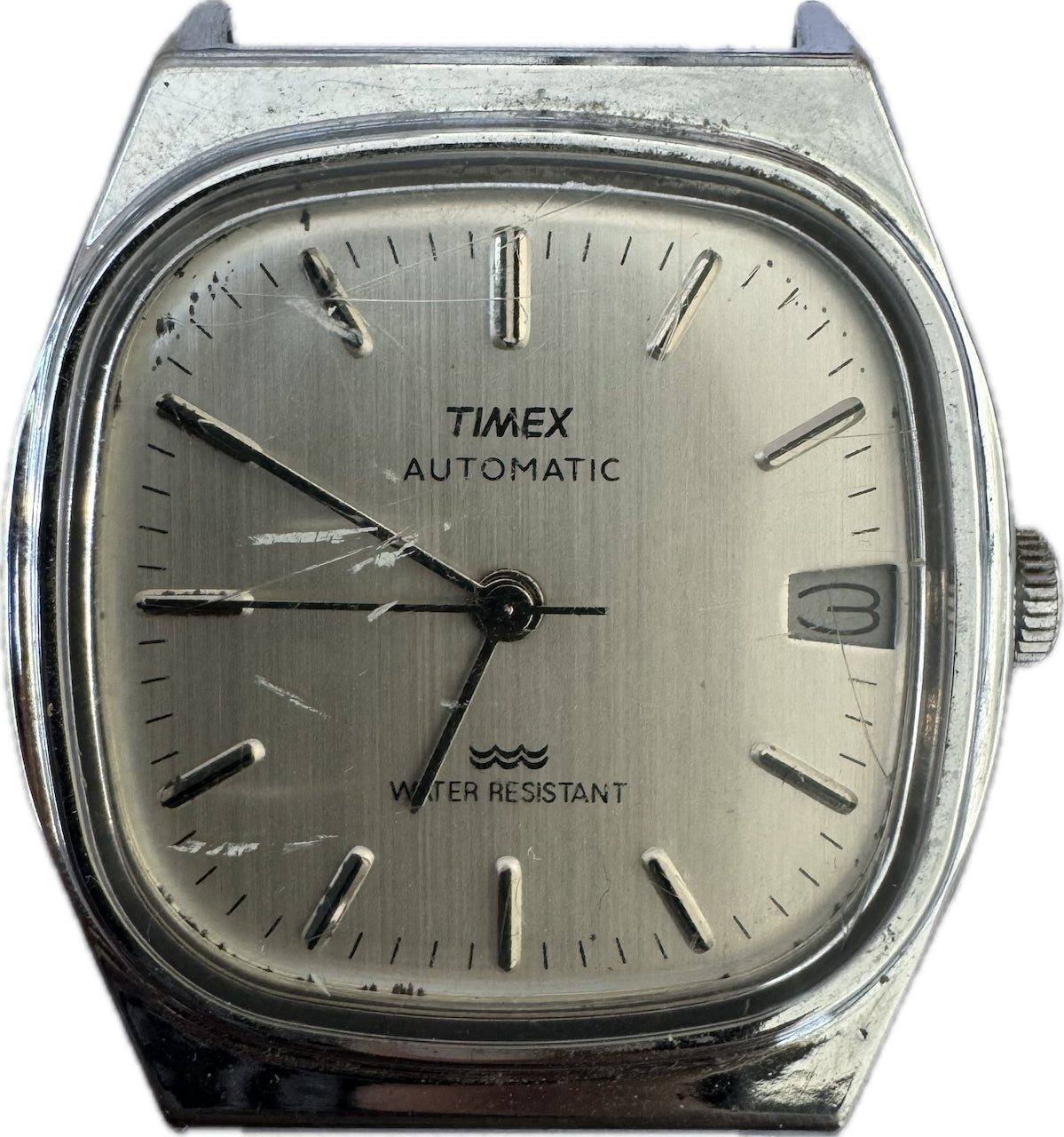 Vintage Timex T82 Men's Automatic Wristwatch PhilliphinesStainless and Chrome