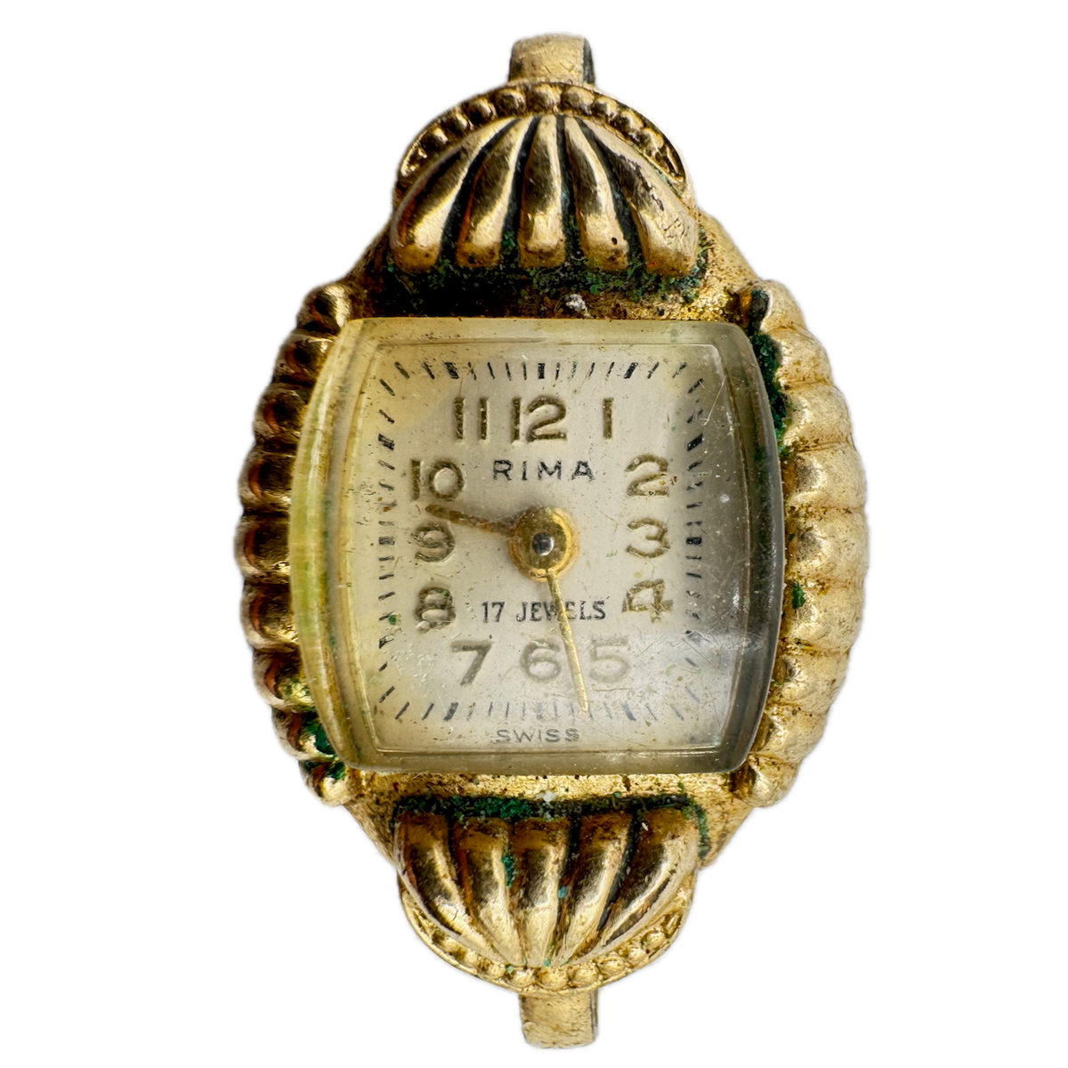 Vintage 17mm Rima 17J Ladies Mechanical Wristwatch Swiss 10k RGP for Parts
