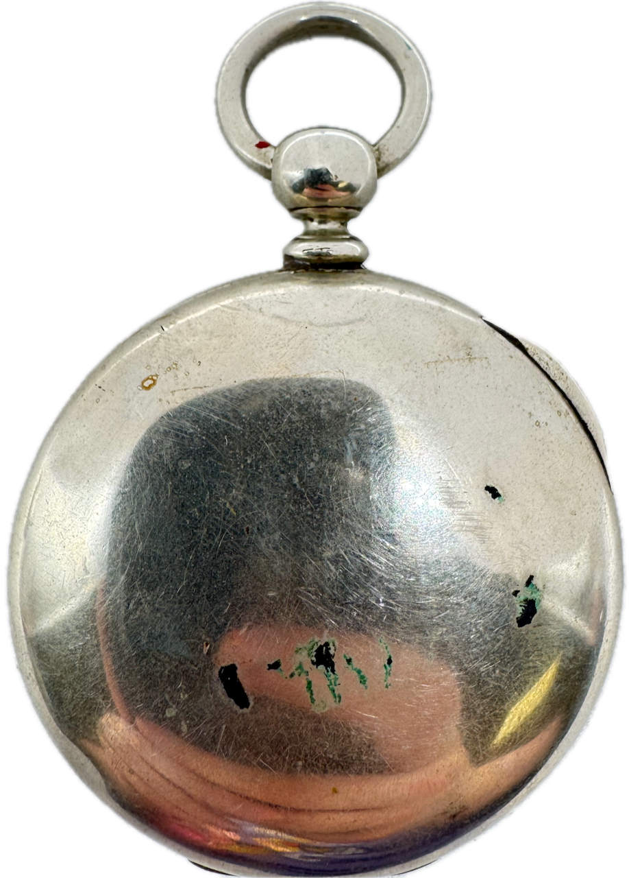 Antique 18s Philadelphia Open Face Pocket Watch Case for Key Wind Silverode USA