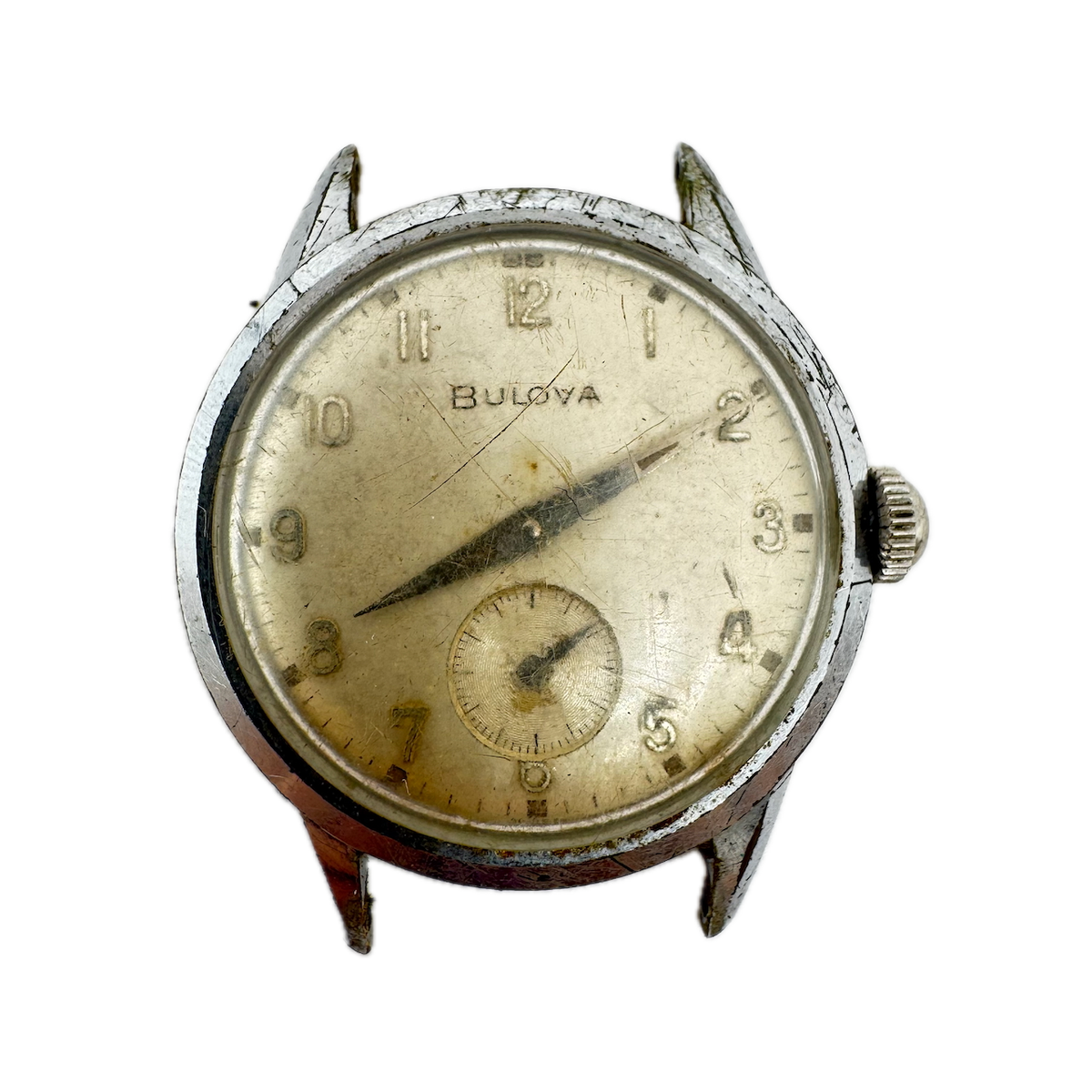 Vintage 1957 Bulova Men's Mechanical Wristwatch 11 AC Swiss Steel
