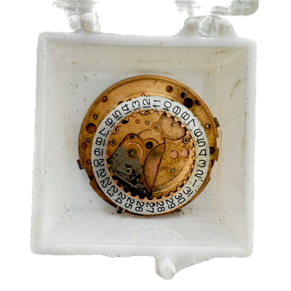 Vintage Omega 17 Jewel Automatic Men's Wristwatch Movement 563 Swiss Incomplete
