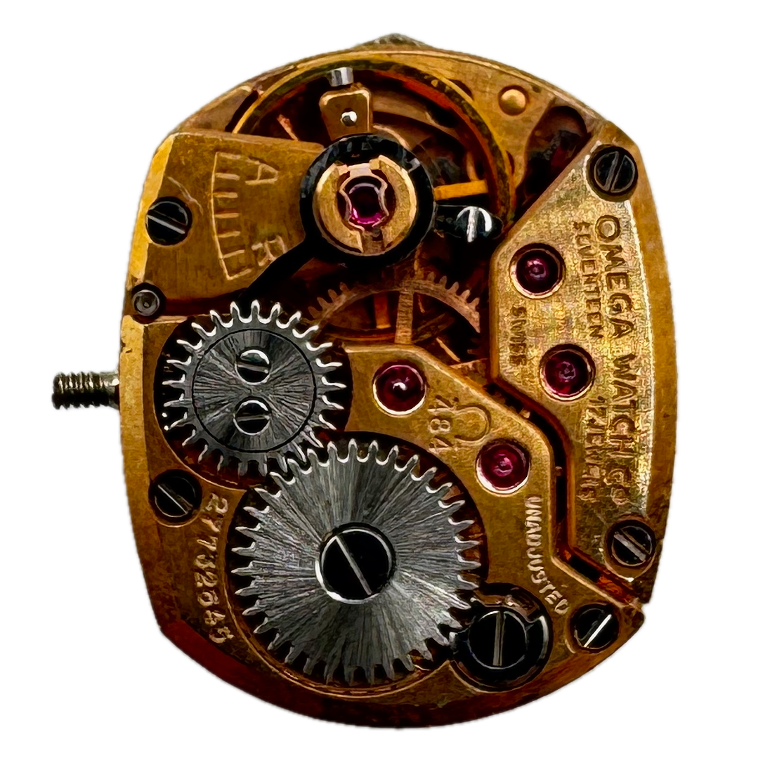 Vintage 12.5mm Omega Football 17J Mechanical Ladies Wristwatch Movement 484