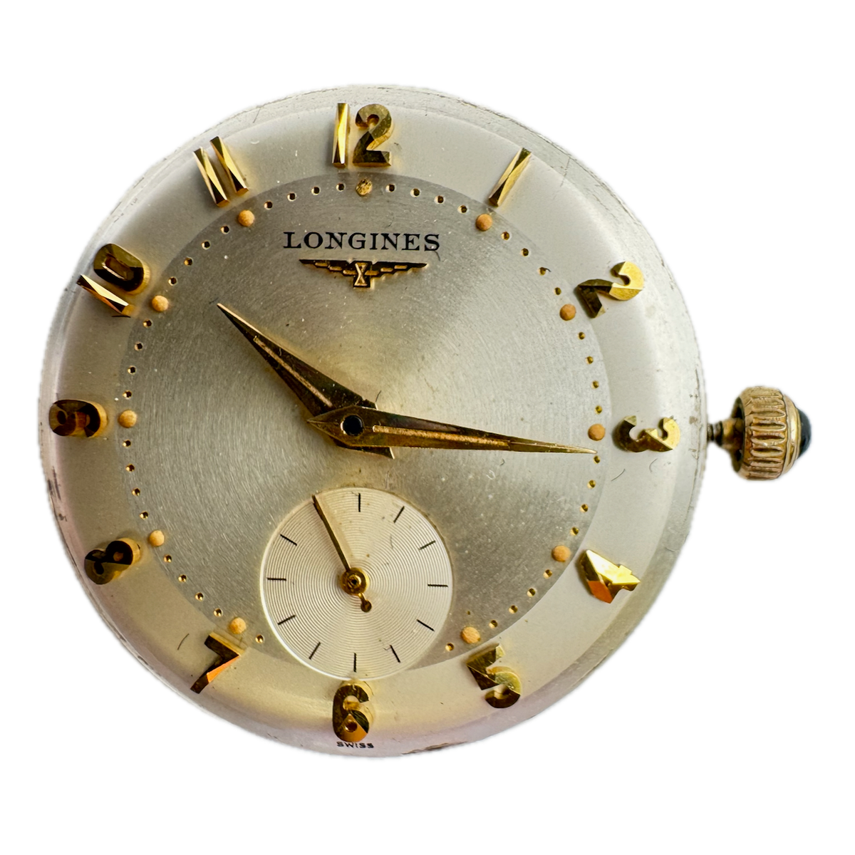 Vintage 23mm Longines 17J Mechanical Wristwatch Movement 23Z Swiss Small Seconds