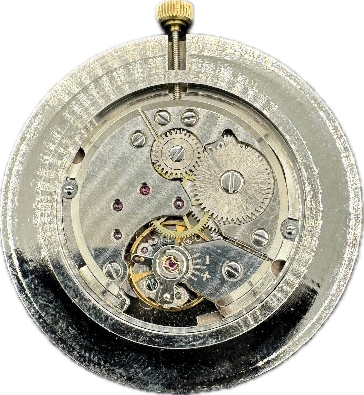 Antique 38.7mm Schwarzchild Mechanical Pocket Watch Movement Peseux 7050 Swiss