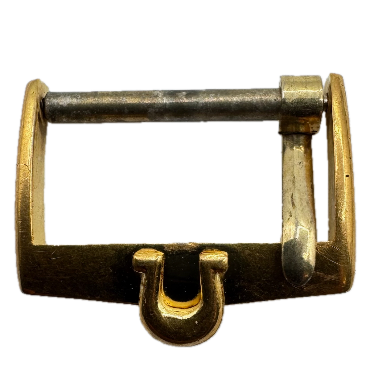 Vintage 16mm Omega Men's Wristwatch Band Buckle Rose Gold Plated Straight Swiss