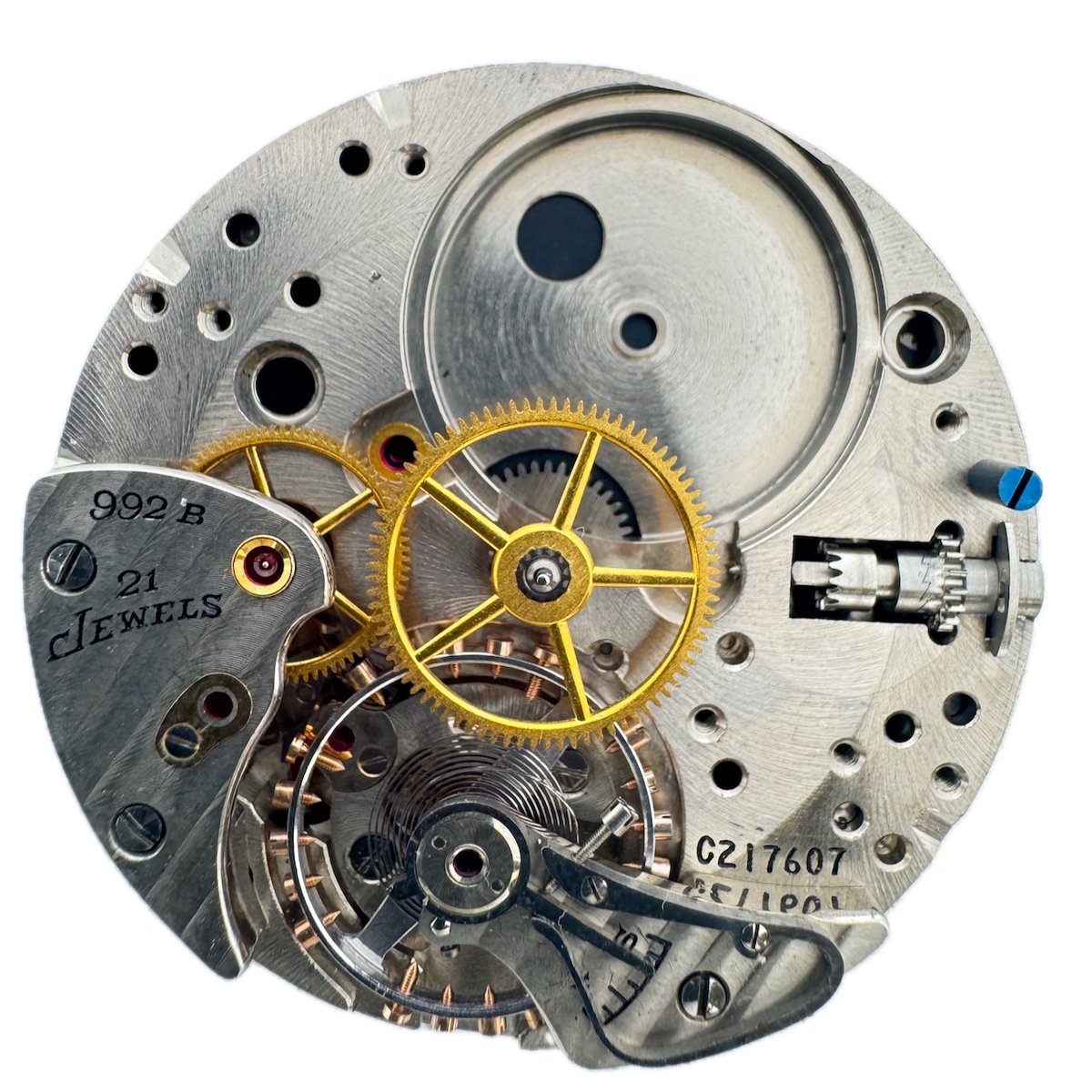 Antique 16s 1948 Hamilton 21j Mechanical Railroad Pocket Watch Movement 992B