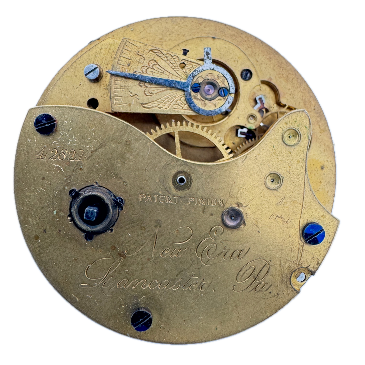 Antique 18s 1881 Lancaster 7 Jewel Key Wind Pocket Watch Movement New Era USA