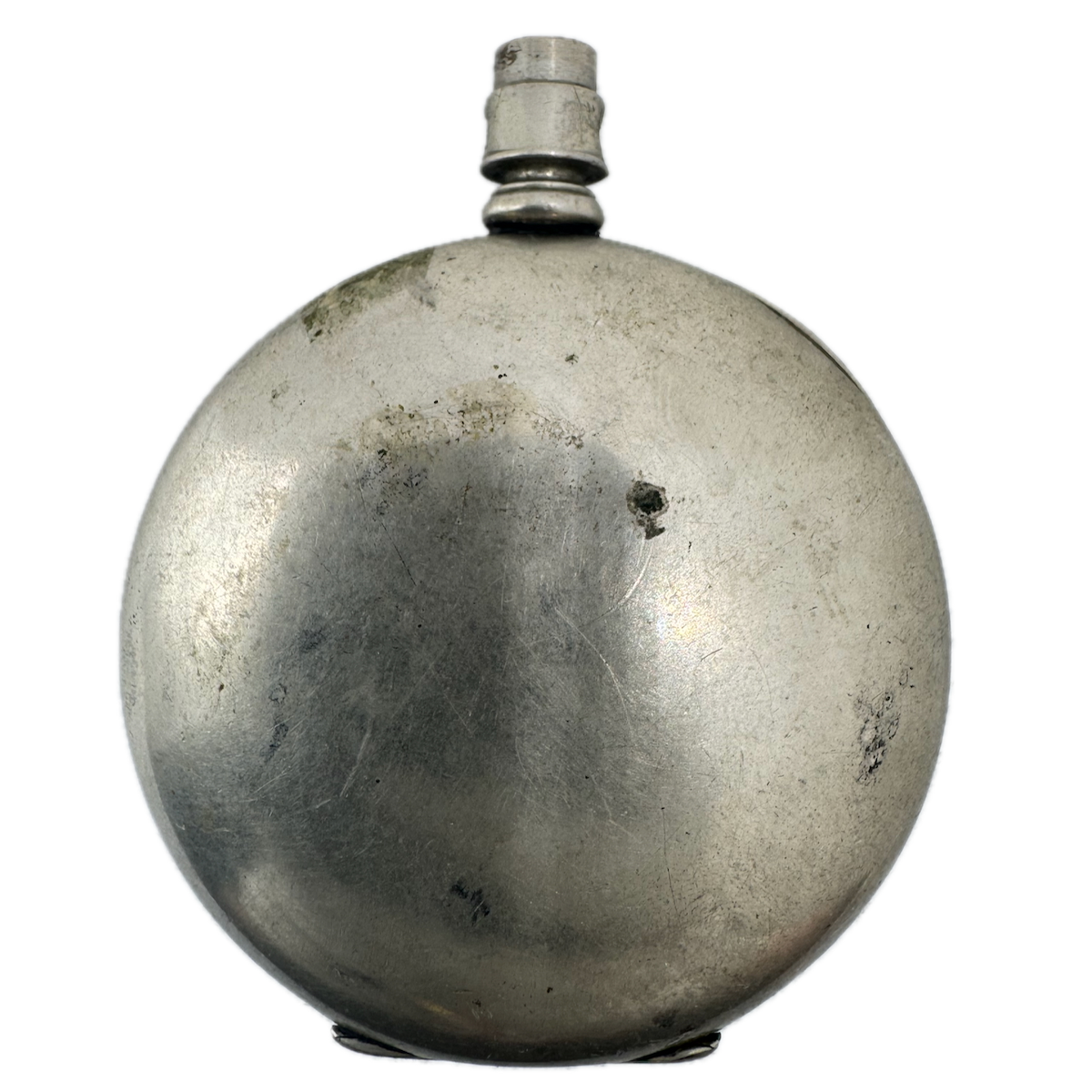 Antique 18s Dueber Smooth Bezel Open Face Pocket Watch Case Silverine USA