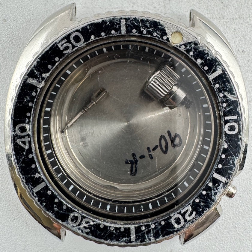 Vintage Seiko 6309-7290 Diver Men's Wristwatch Case 44mm Stainless Steel Japan