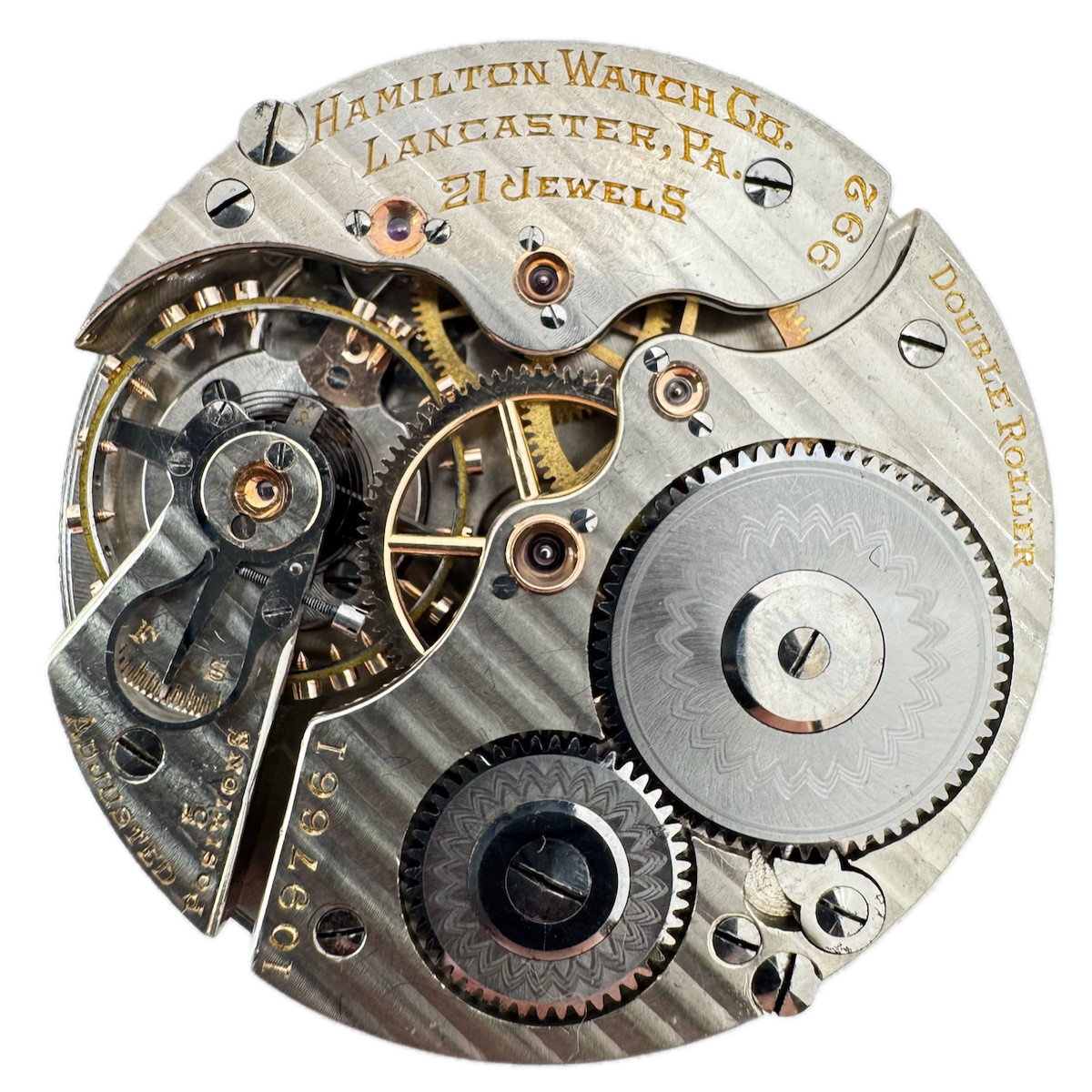 Antique 16s 1914 Hamilton 21 Jewel Mechanical Pocket Watch Movement 992 USA