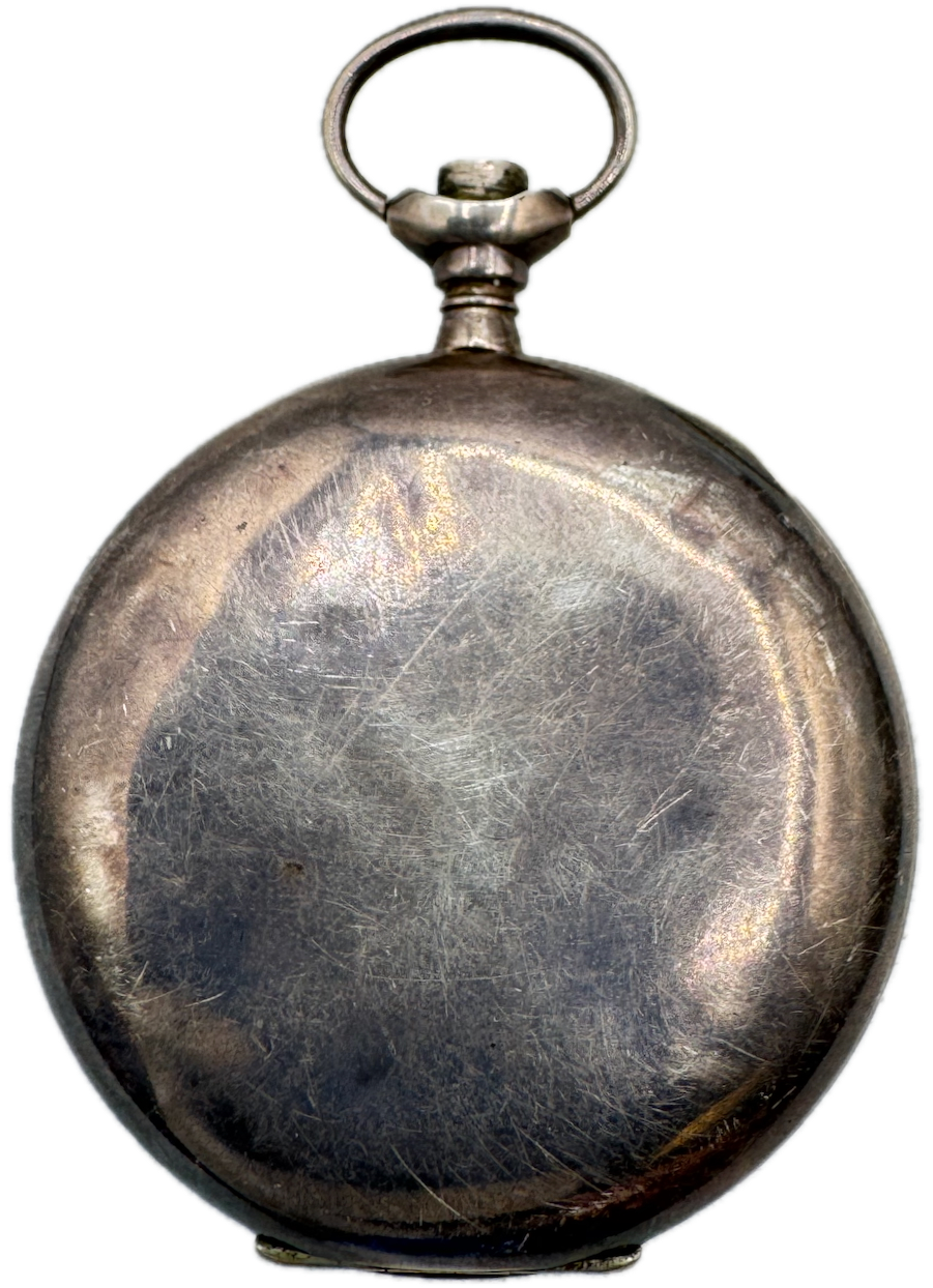 Antique 6s Philadelphia Albata Open Face Pocket Watch Case Sterling Silver USA