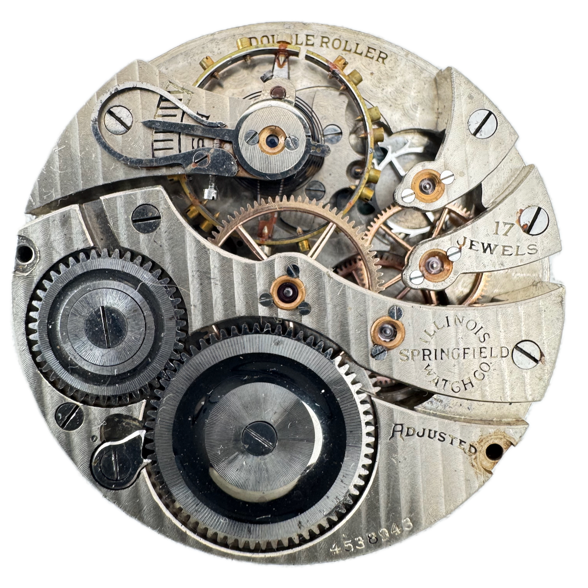 Antique 16s 1924 Illinois 17 Jewel Mechanical Pocket Watch Movement 305 USA