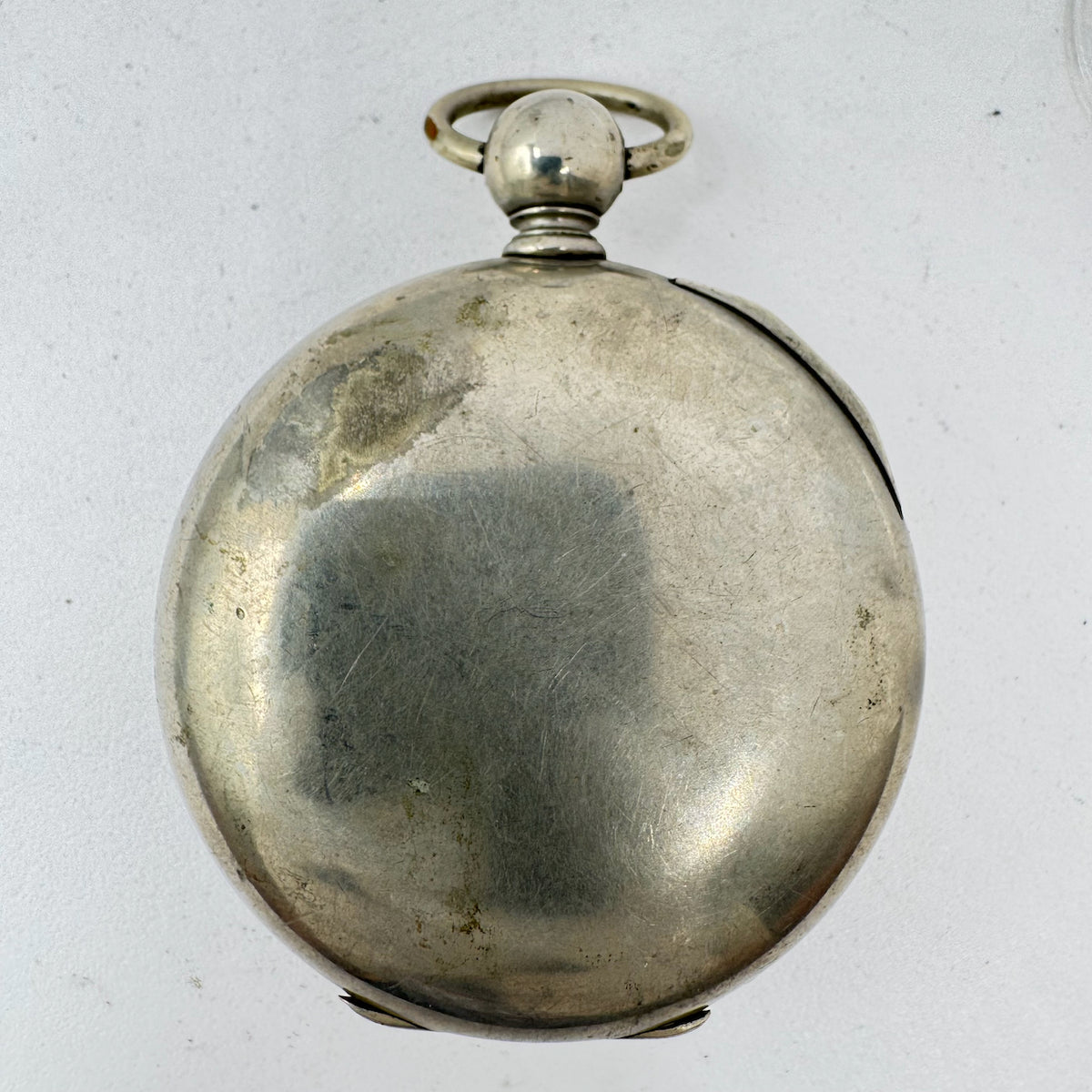 Antique 18s Unbranded 3 Ounce Open Face Pocket Watch Case for Key Silveride