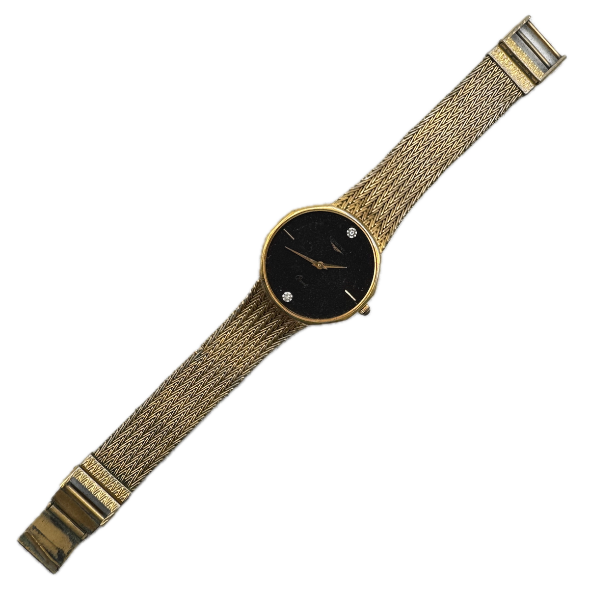 Vintage 34mm Longines 5 Jewel Men's Quartz Wristwatch L960.2 Swiss Gold Tone