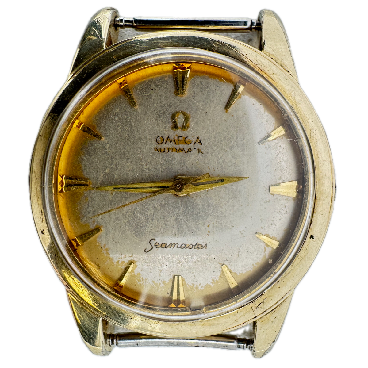 Vintage 33mm Omega GX6250 Men's Mechanical Wristwatch 505 Swiss 14k Gold Filled