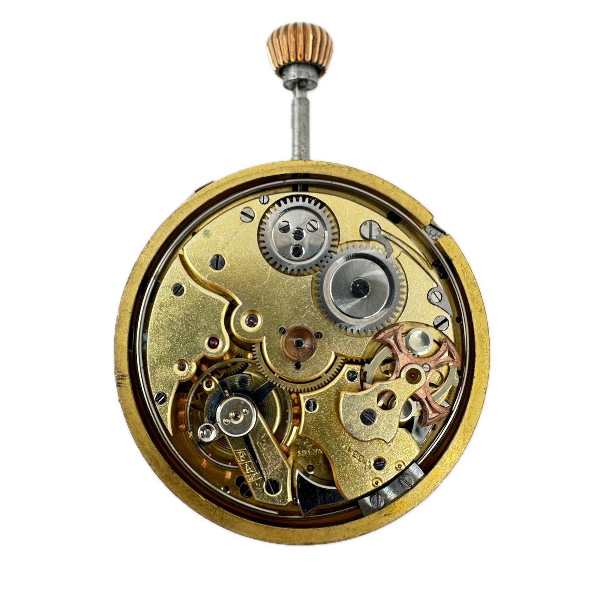 Antique 50mm Le Phare Mechanical Quarter Repeater Pocket Watch Movement Swiss