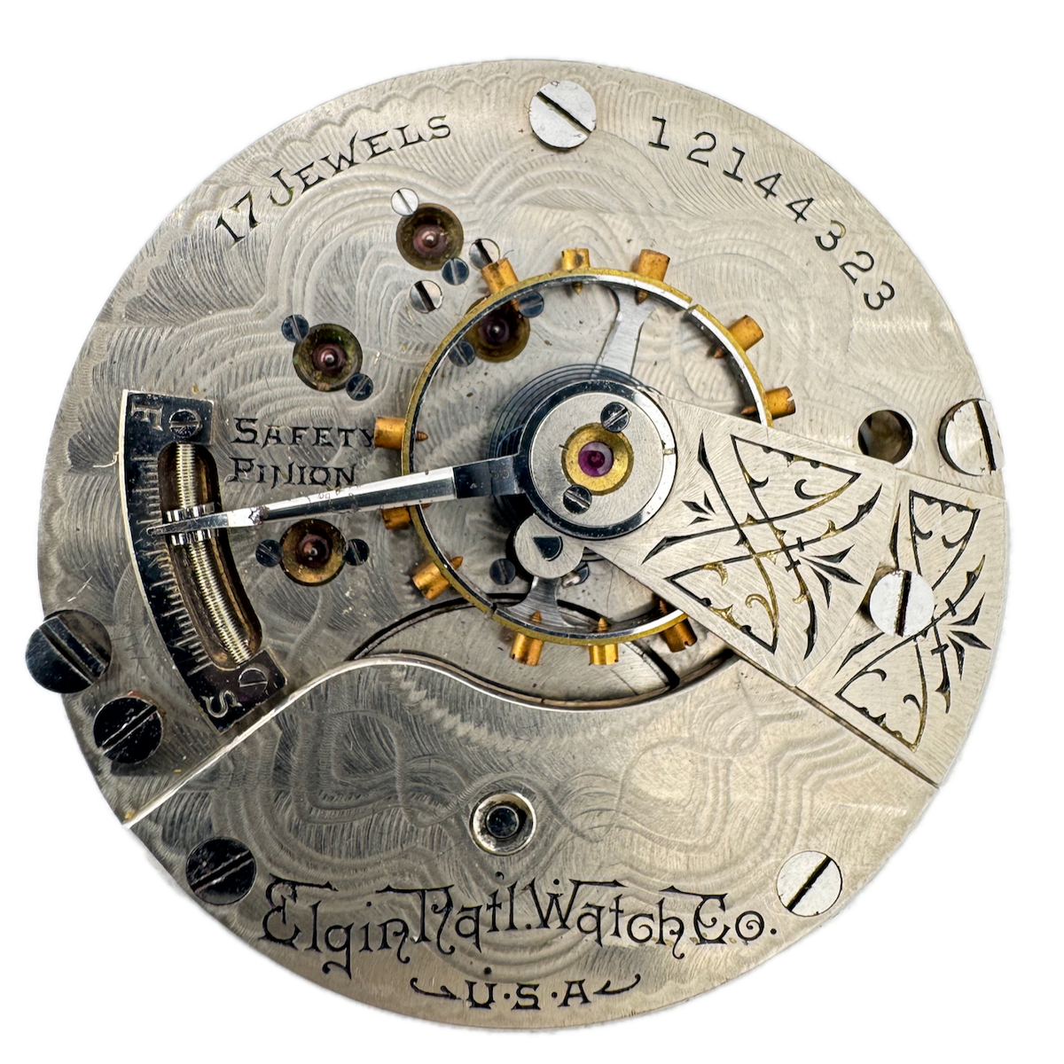 Antique 18s 1906 Elgin 17 Jewel Mechanical Pocket Watch Movement 336 USA