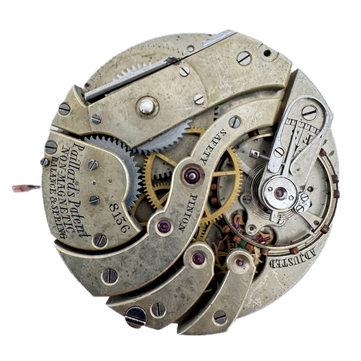 Antique 43.5mm Patek Philippe Paillard's Hunter Pocket Watch Movement Rare