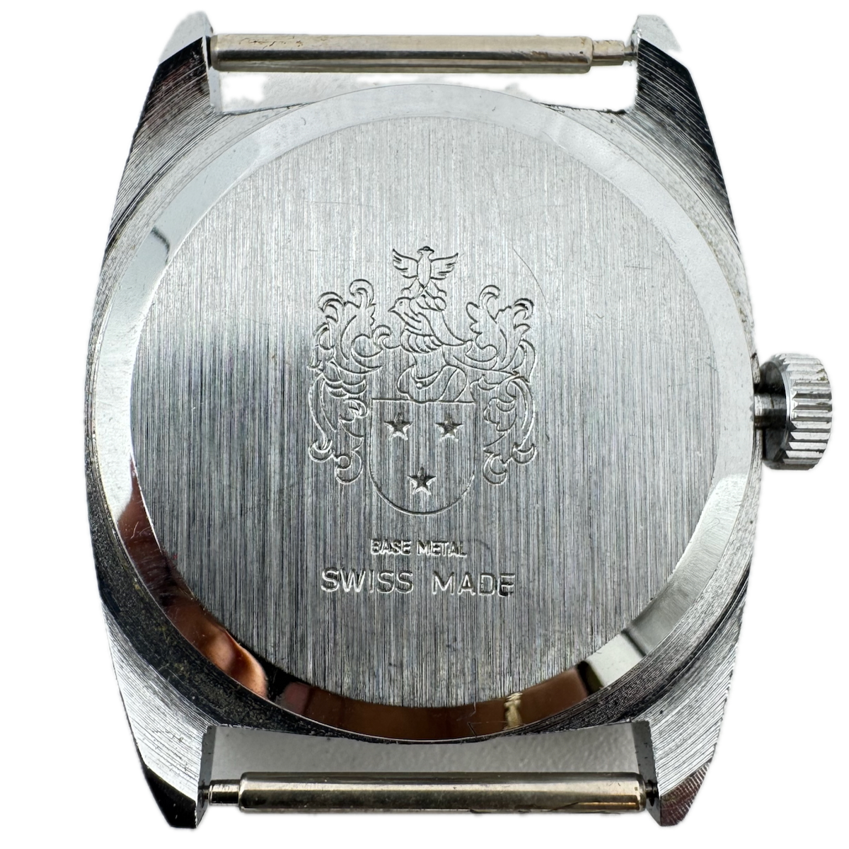 Vintage Lucerne Digital Jump Hour Men's Mechanical Wristwatch