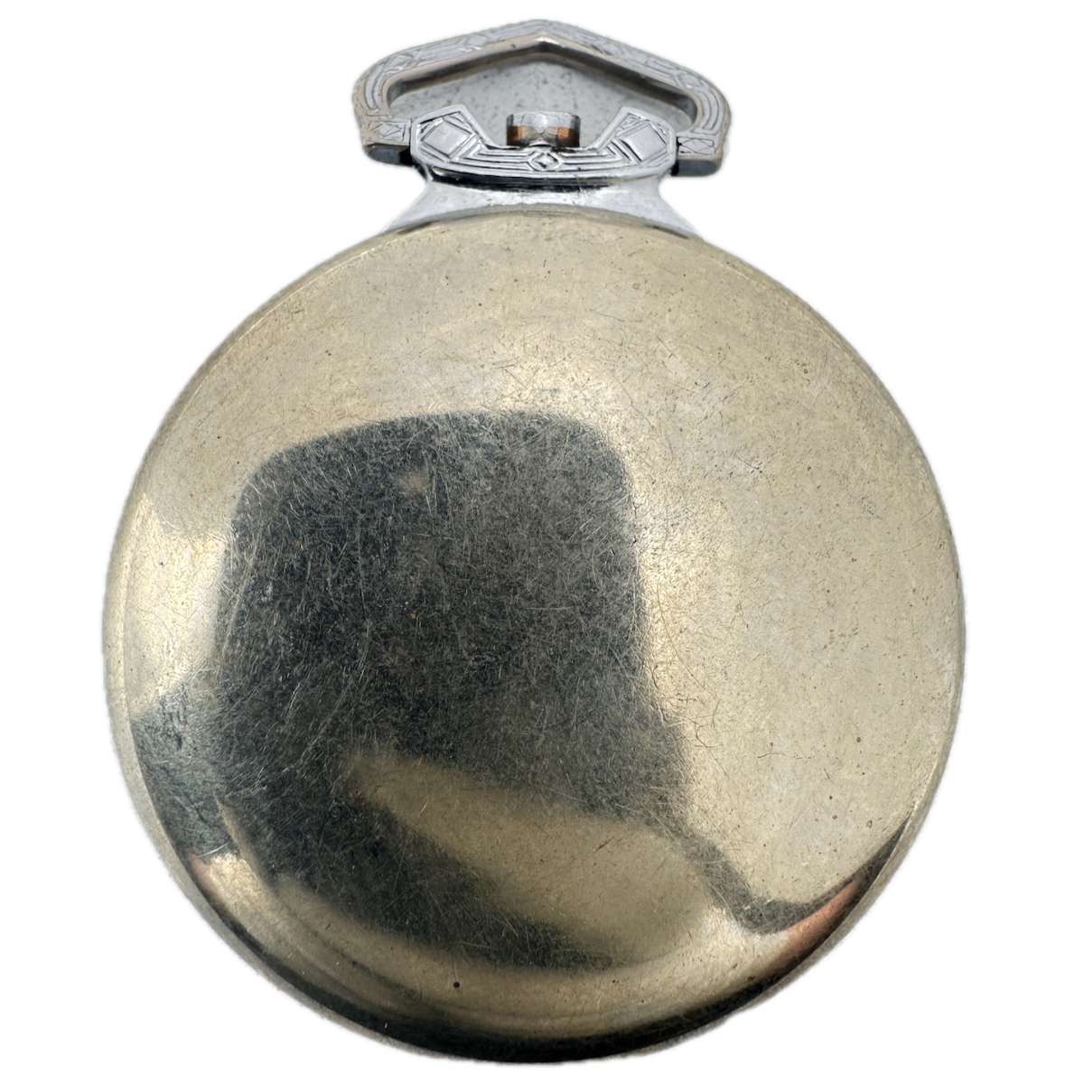 Antique 18s Star Watch Case Co. Coin Edge Pocket Watch Case Nickel USA