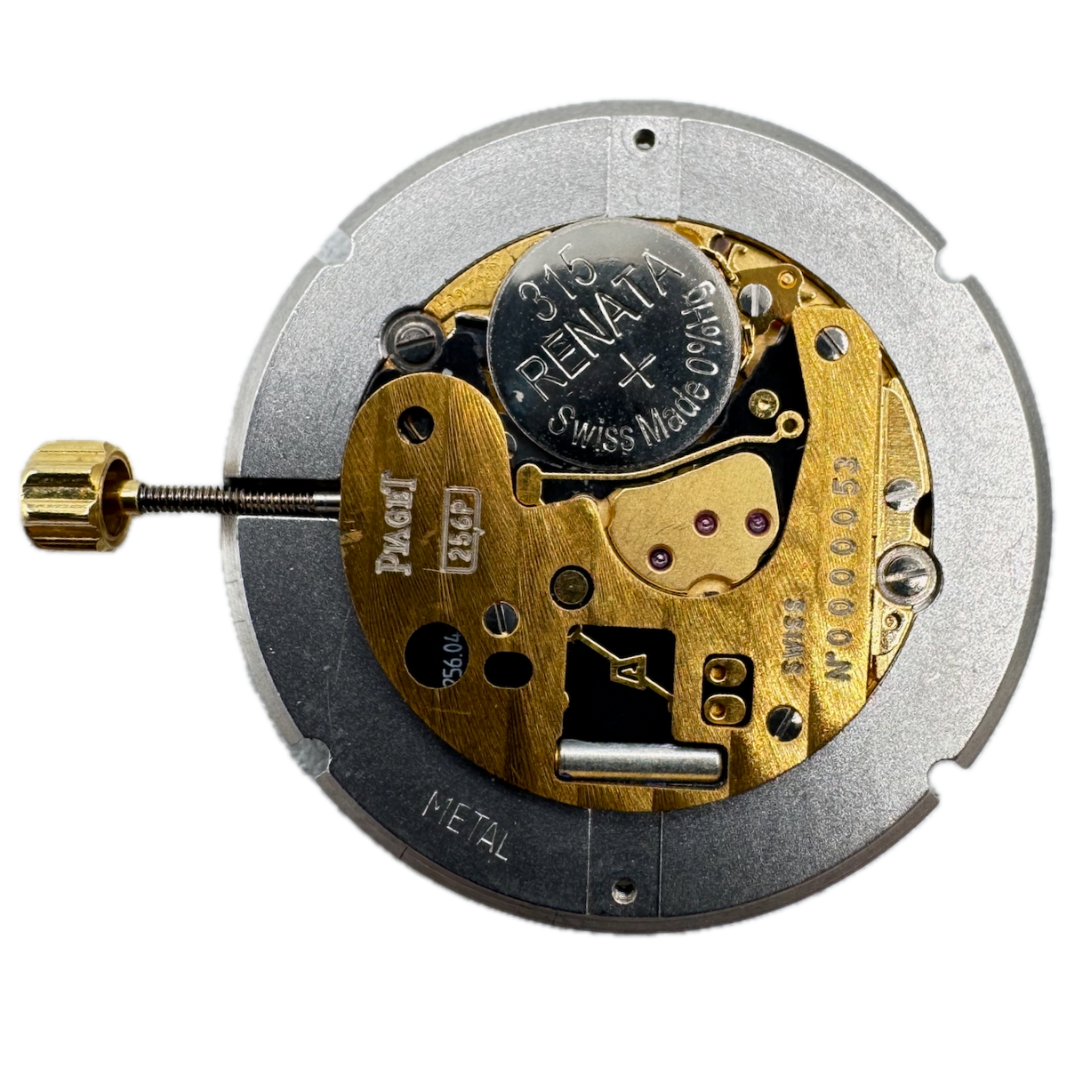 Vintage 26mm Piaget Onyx S# 53 Quartz Men's Wristwatch Movement 256P Swiss Made