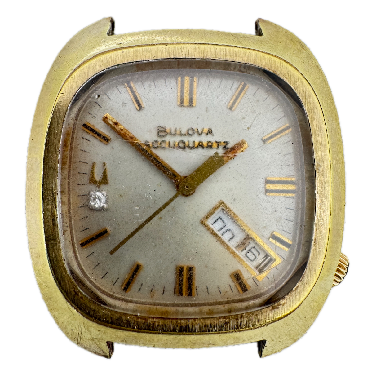 Vintage 36mm Accuquartz 3362 Accuquartz Men's Tuning Fork Wristwatch Swiss