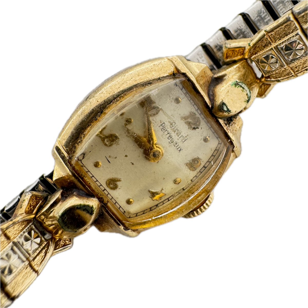 Vintage Girard Perregaux B-1668 Cocktail Ladies Mechanical Wristwatch 102 10k GF