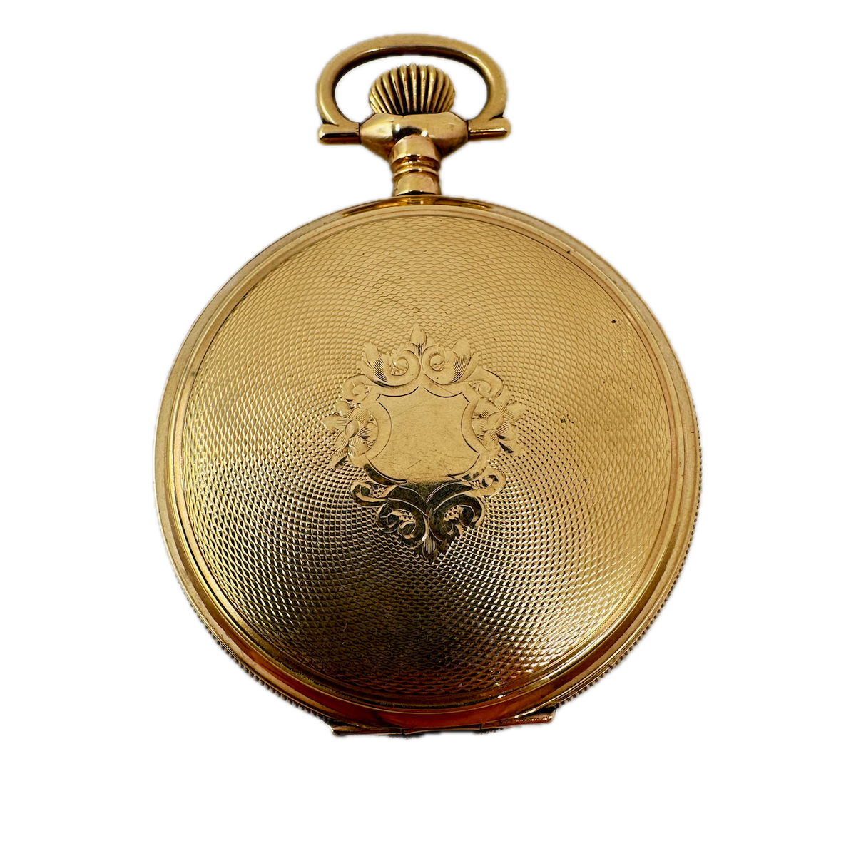 Antique 12 Size Philadelphia Hunter Pocket Watch Case Gold Filled Guilloche USA