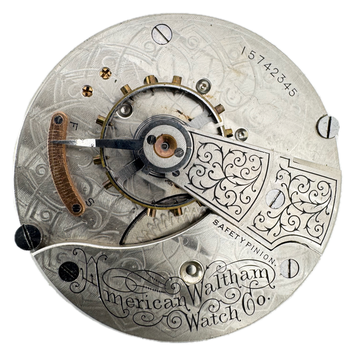Antique 18s 1907 Waltham 7 Jewel Mechanical Hunter Pocket Watch Movement 18 USA
