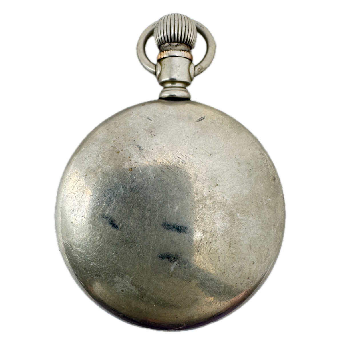 Antique 18s Philadelphia Coin Edge Open Face Pocket Watch Case Silverode USA