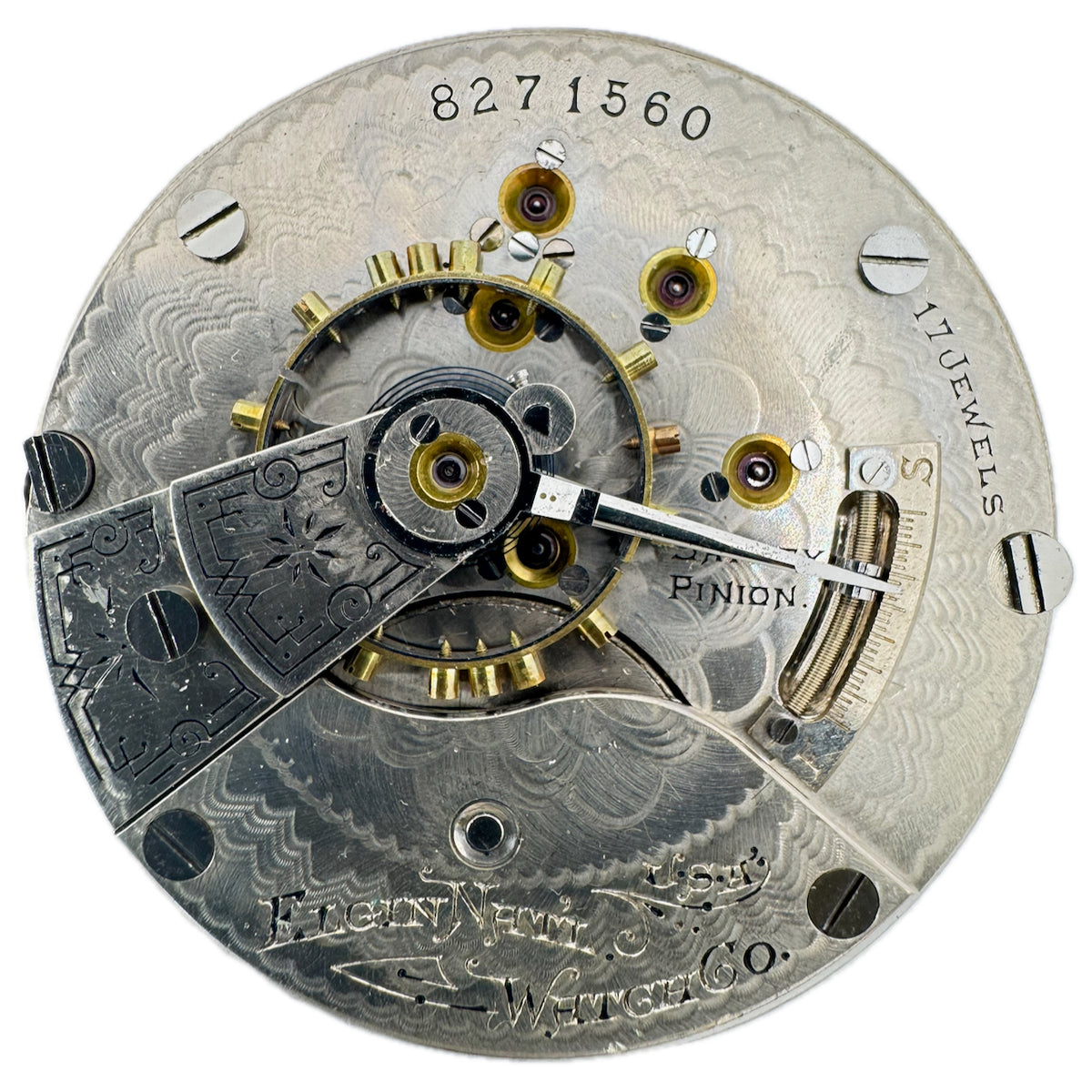 Antique 18s 1900 Elgin Multicolor Mechanical Hunter Pocketwatch Movement 228 USA